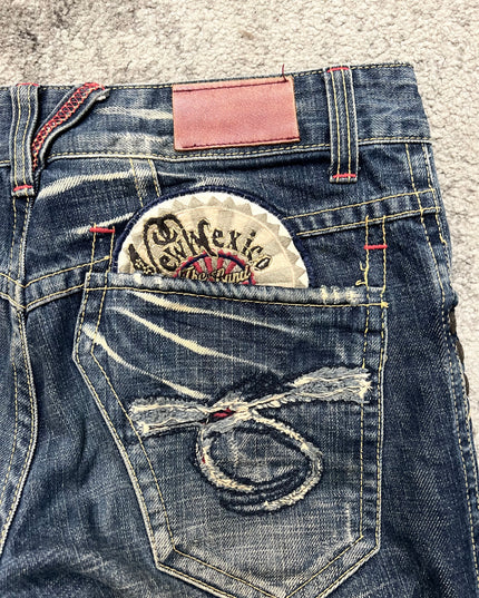 RED PEPPER "SHADOW BURN" DENIM