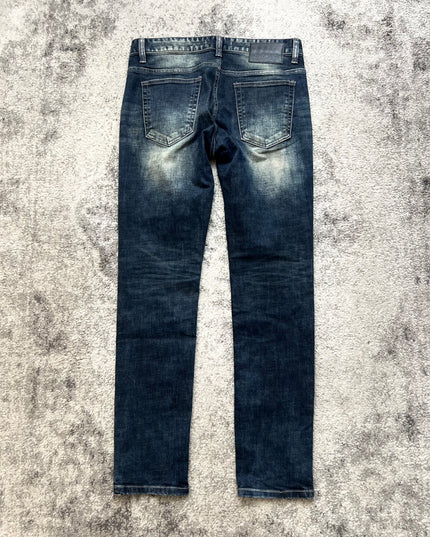 COOK JEANS "TWILIGHT SCAR" SLIM FIT DENIM
