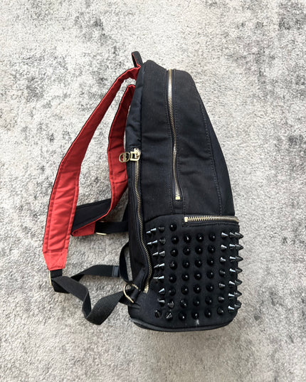 DIAVEL "CRIMSON SPIKES BLACK" BACKPACK