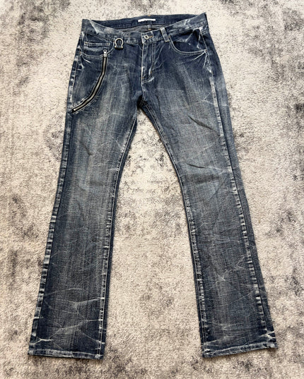 "MENZ STYLE" WHISKER WASH DENIM