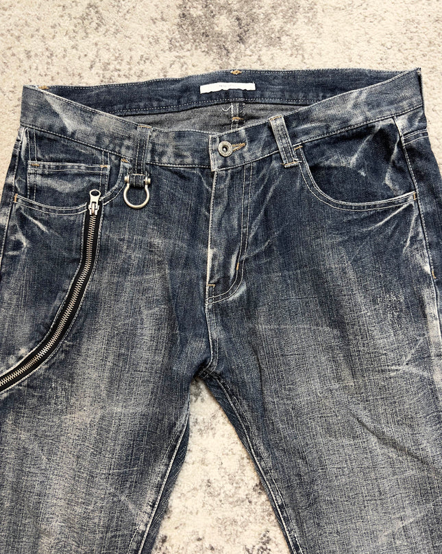 "MENZ STYLE" WHISKER WASH DENIM