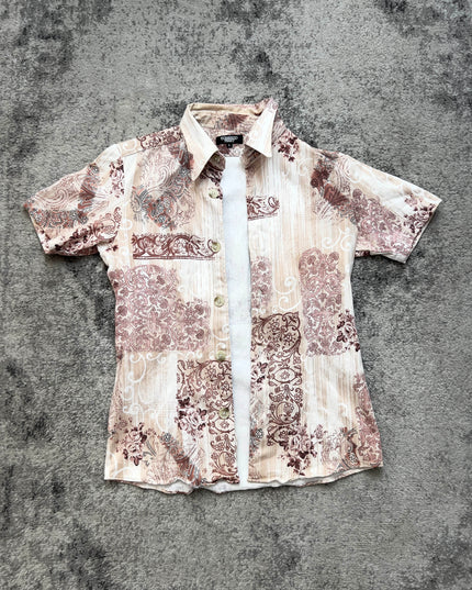 TORNADO MART RUST &amp; PETALS SHIRT