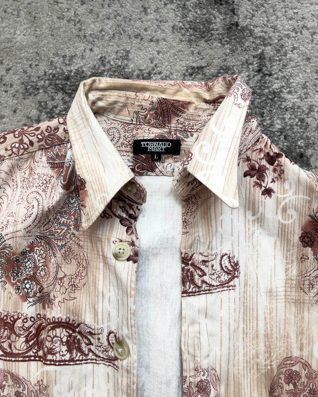 TORNADO MART RUST &amp; PETALS SHIRT