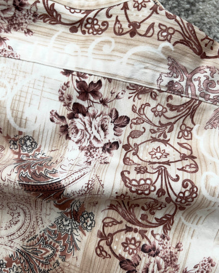 TORNADO MART RUST &amp; PETALS SHIRT