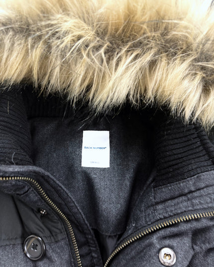 Backnumber puffer jacket detail of pockets, cuffs or lining, fitting final listing photo