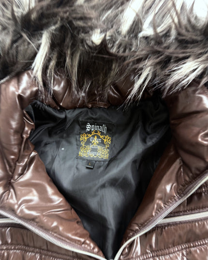 Spinash puffer jacket additional detail, such as ribbed hem, cuffs or pocket